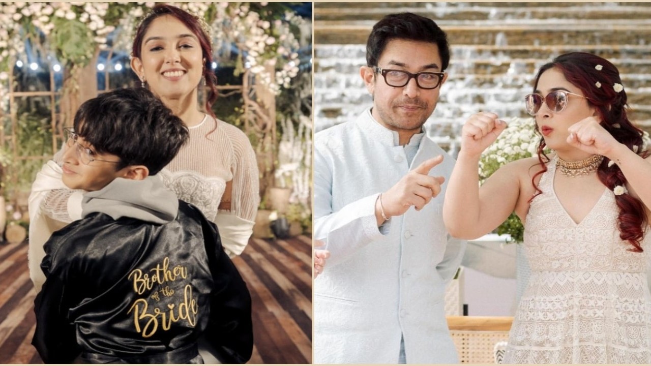 FOTO: Ira, la hija de Aamir Khan, REVELA que su hermano pequeño Azad estaba entusiasmado con ESTO en su boda con Nupur Shikhare