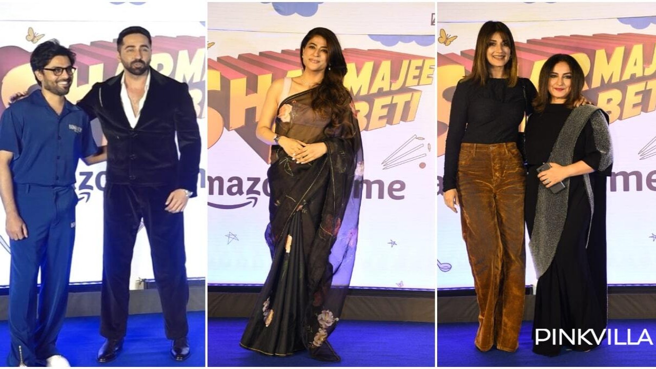 Proyección de Sharmajee Ki Beti: Ayushmann Khurrana llega para apoyar a su esposa Tahira Kashyap;  Jitendra Kumar, Taapsee Pannu, Sonali Bendre y otros se unen