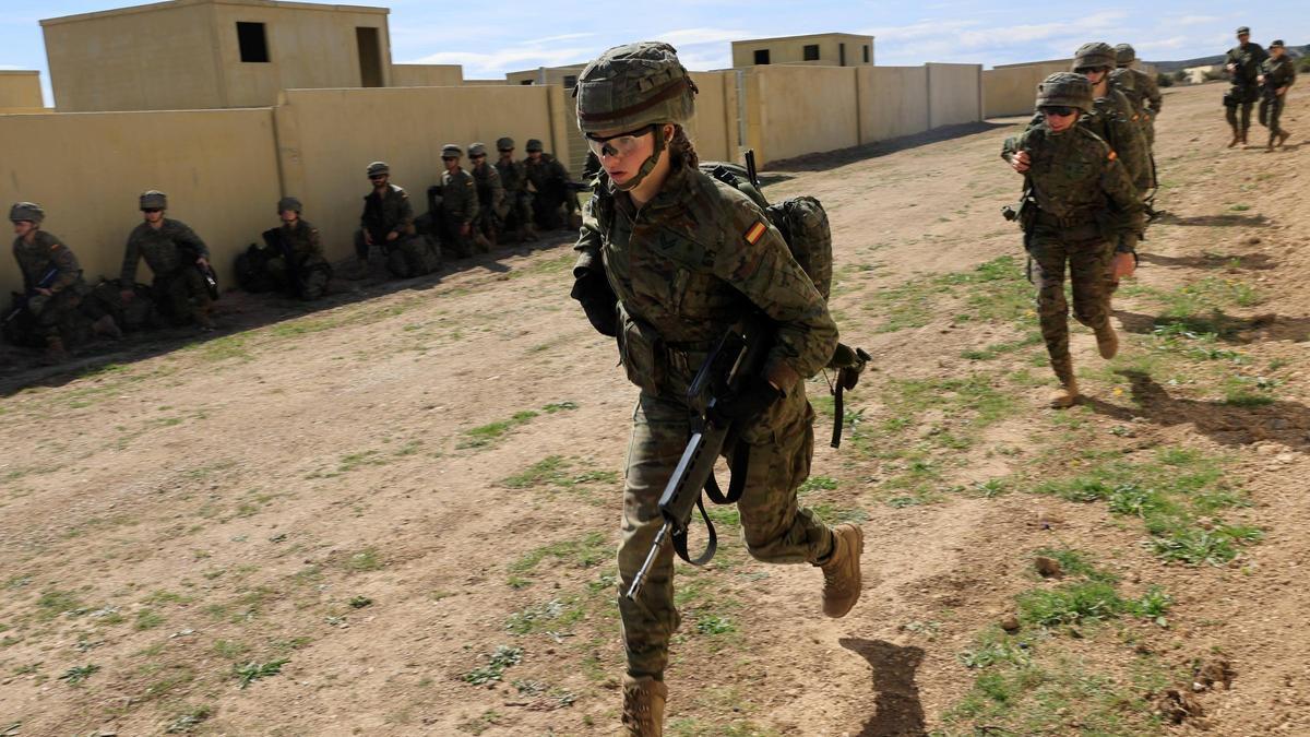 La princesa Leonor finaliza en Soria las prácticas de su formación en el Ejército de Tierra