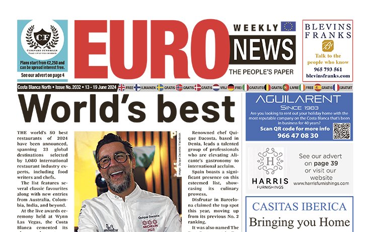 Costa Blanca Norte 13 – 19 junio 2024 Número 2032 « Euro Weekly News