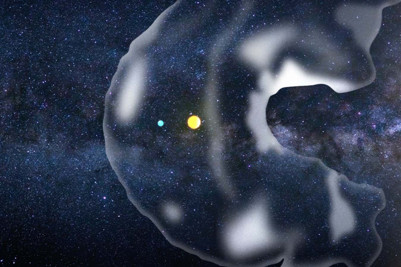 Una nube cósmica expuso la Tierra al espacio interestelar hace 3 millones de años