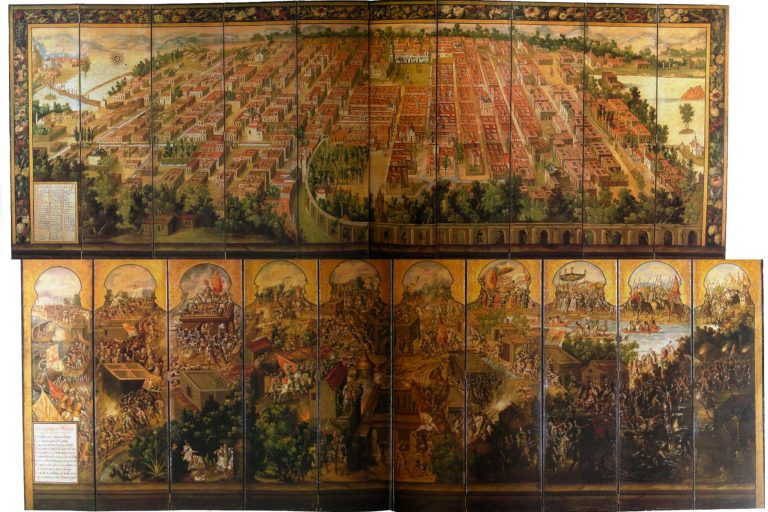 Prado muestra en pantalla una representación de la vida de Tenochtitlán después de los conquistadores ⋆ Madrid Metropolitan