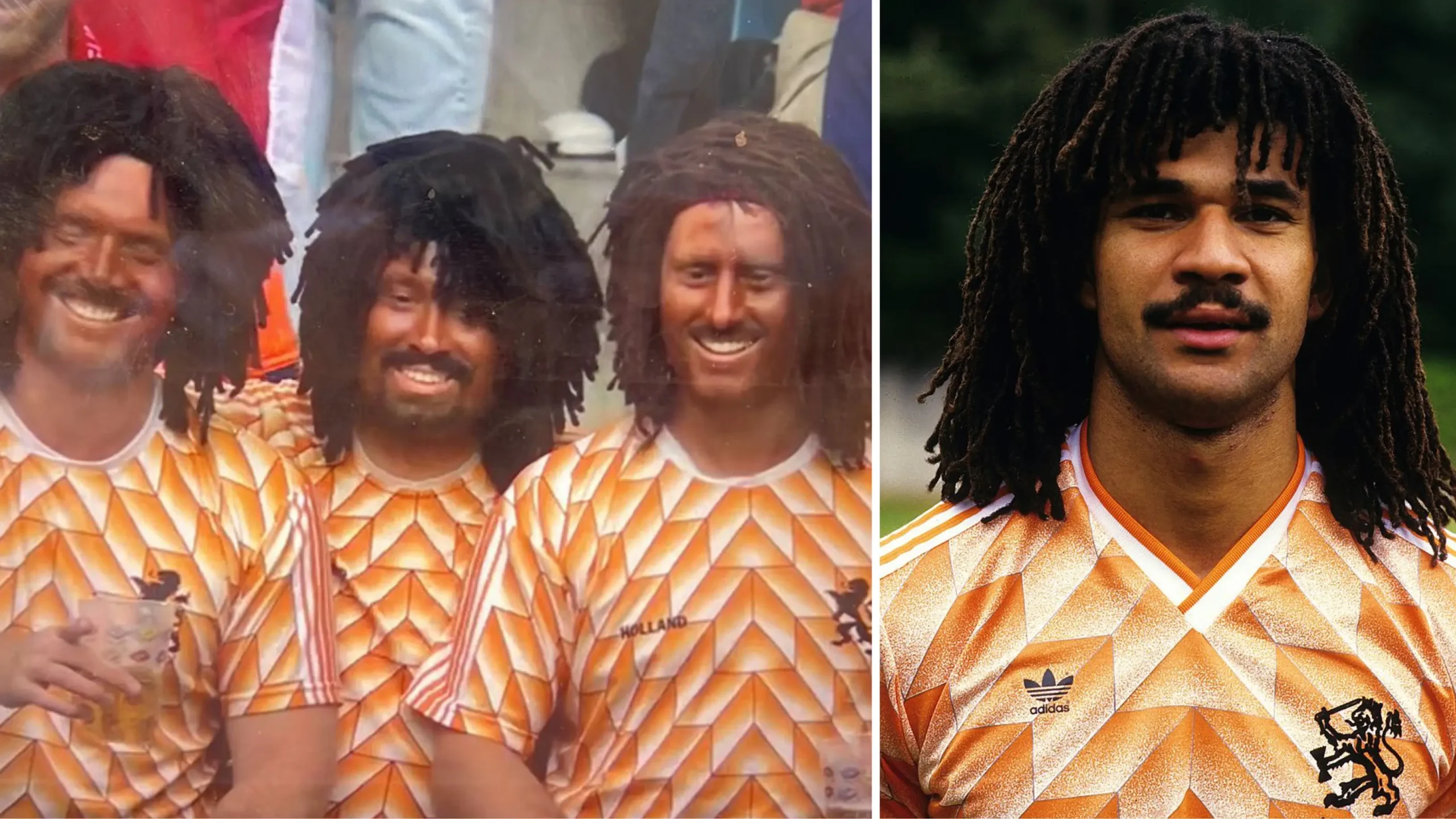 ‘Tu cultura es racista’: los aficionados al fútbol holandeses provocan indignación por usar pelucas con cara negra y rastas en honor a la leyenda del fútbol Ruud Gullit