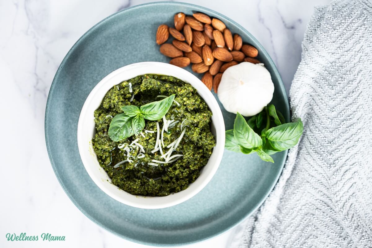 Receta de pesto de albahaca fresca