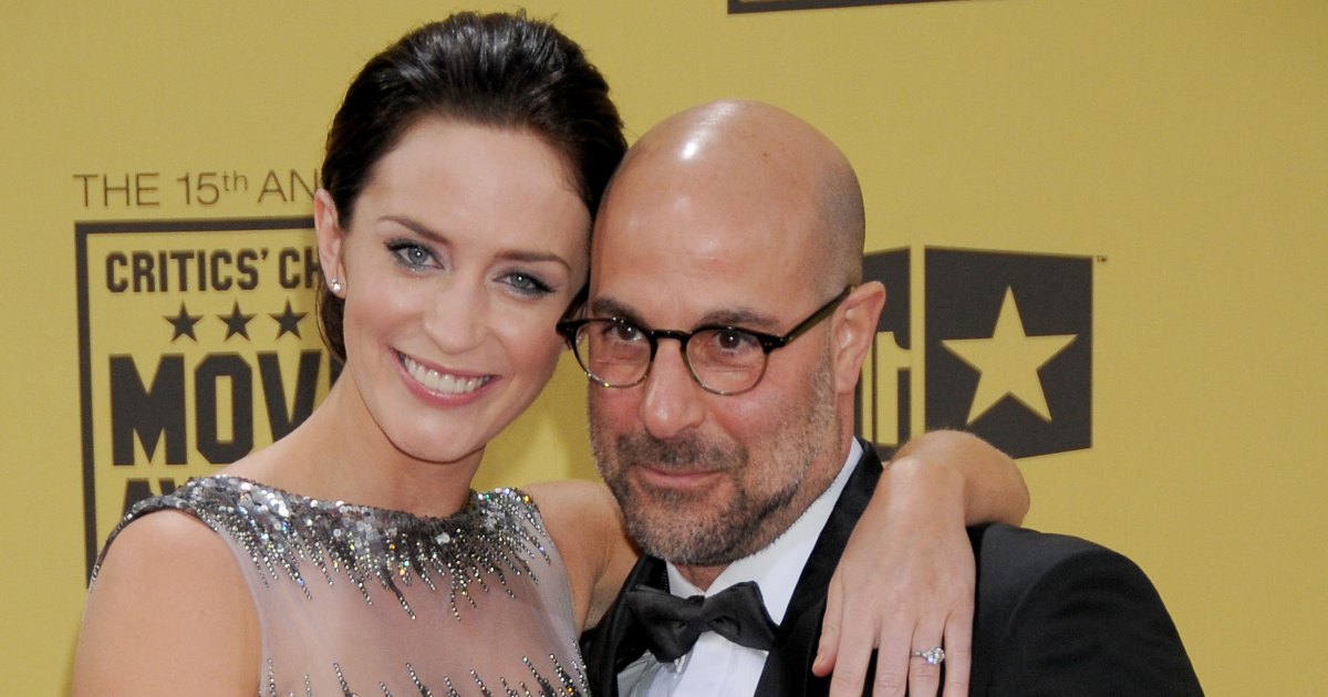 Stanley Tucci ‘apoyándose’ en Emily Blunt con la esperanza de ganar el Oscar