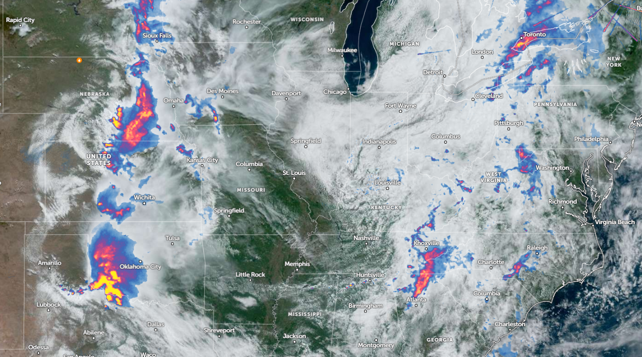 Clima de las Altas Llanuras al Mississippi: Otros tornados aislados con fuertes lluvias probablemente a principios de la próxima semana