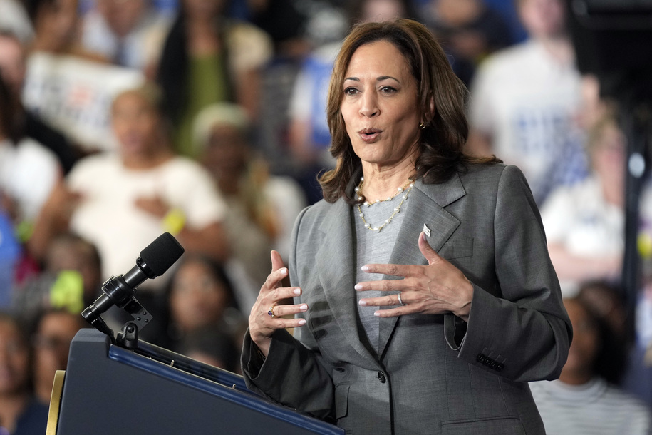 La mayoría de los demócratas creen que Kamala Harris sería una buena presidenta