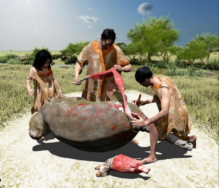 Los carniceros de armadillos gigantes retrasan la llegada de los humanos a Sudamérica