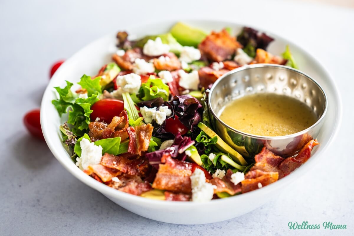 Receta saludable de ensalada BLT