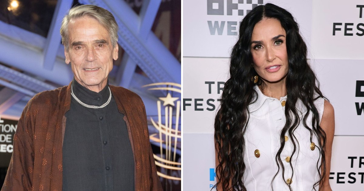 Demi Moore ayudó a Jeremy Irons a conseguir un papel en un programa matutino