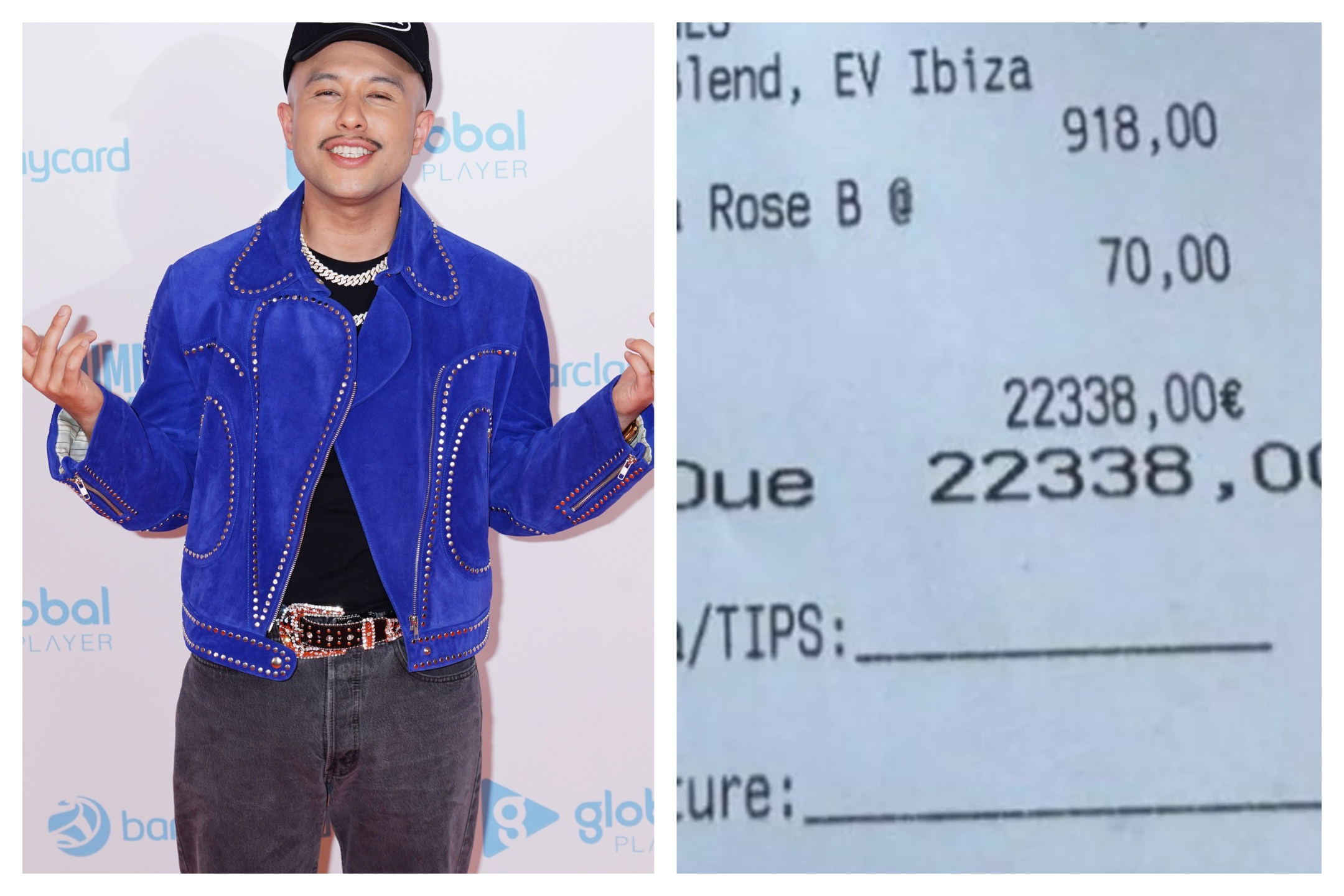 Cuenta de bar de 22.000 € para el DJ británico Jax Jones en un hotel de Ibiza durante su fiesta con Jason Derulo y Joel Corry en España