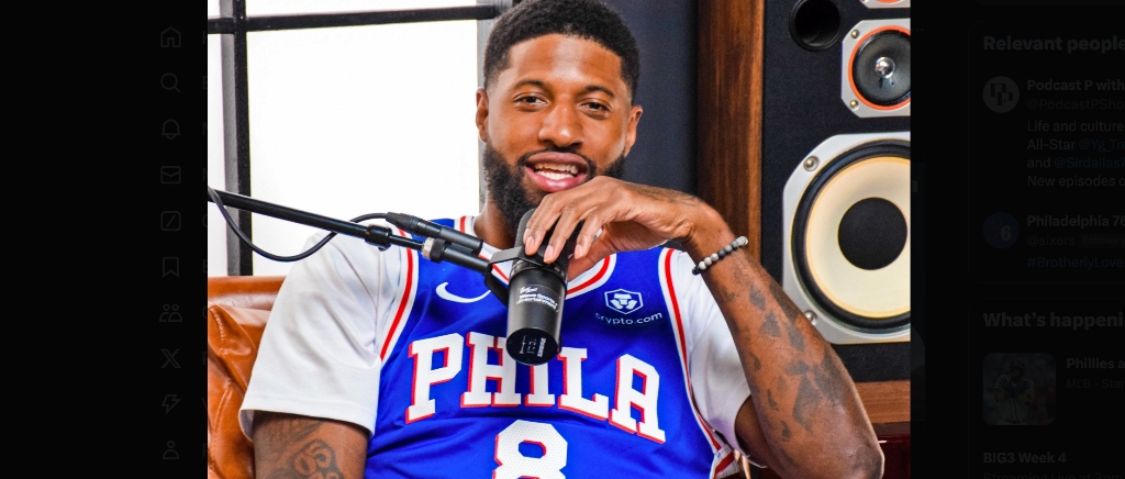 Paul George usará el número 8 con los Sixers como un guiño a Kobe Bryant