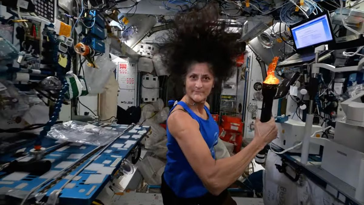 Los astronautas de la NASA celebran sus propios Juegos Olímpicos de verano en el espacio (vídeo)