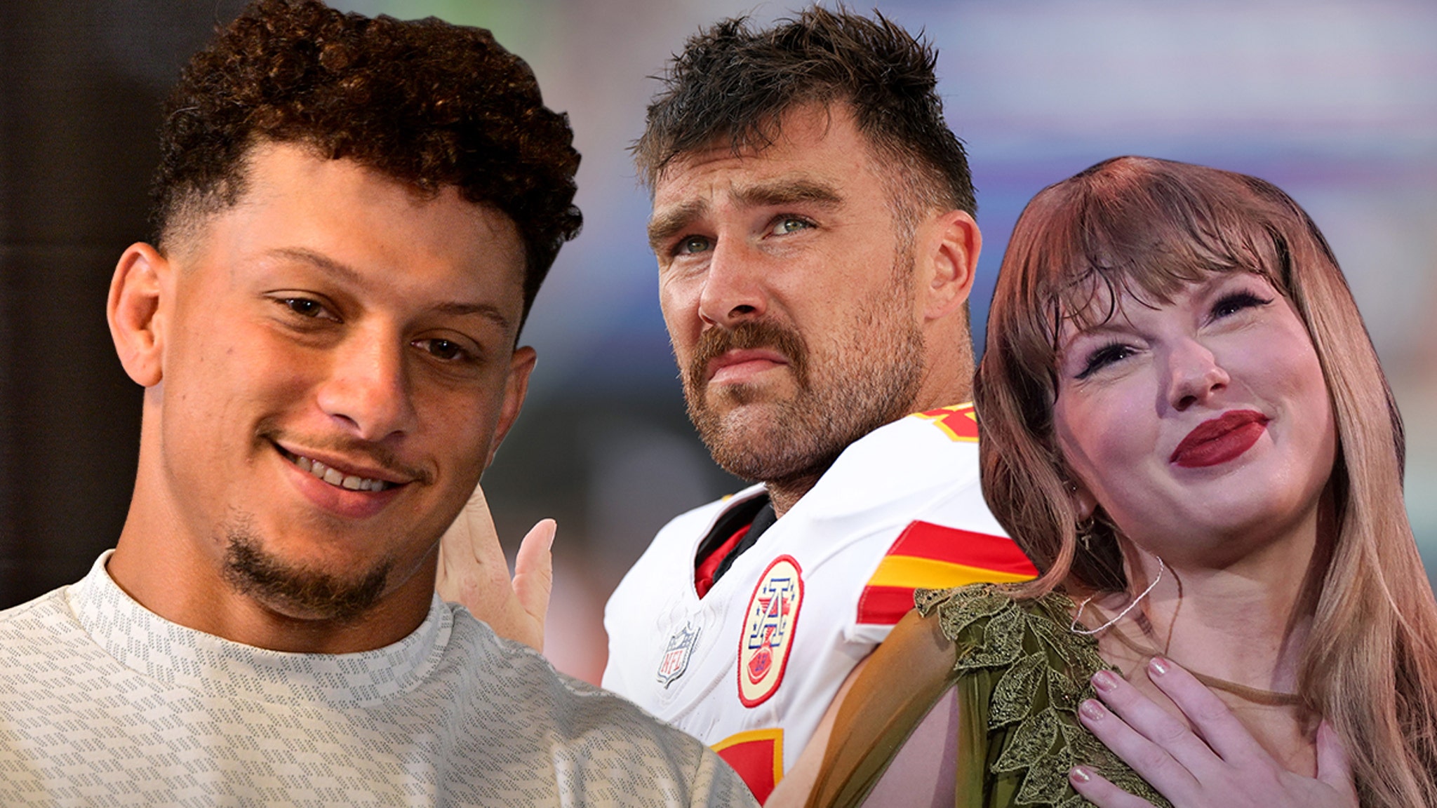 Patrick Mahomes dice que Taylor Swift está detrás del nuevo peinado tupido de Travis Kelce
