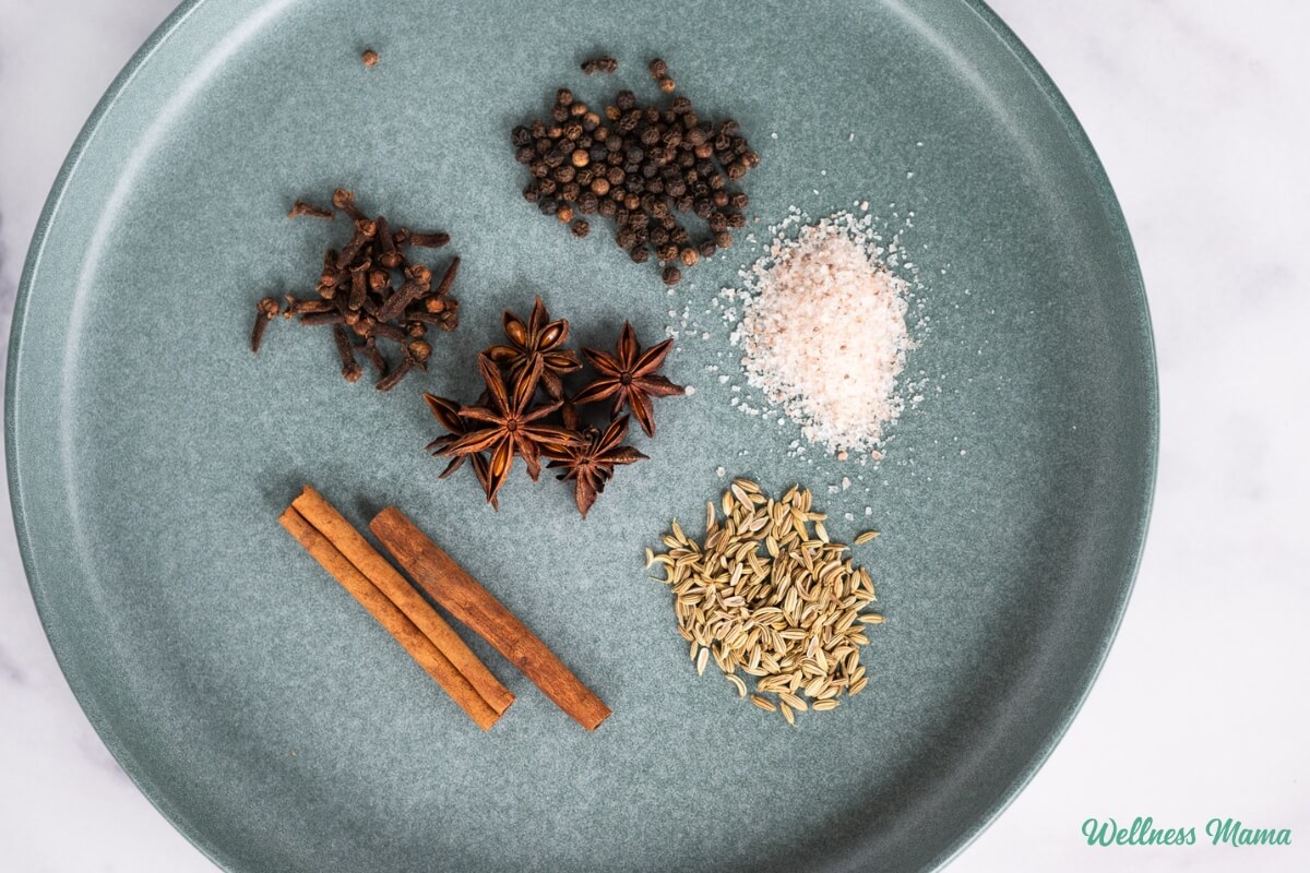 Receta de condimento chino de cinco especias