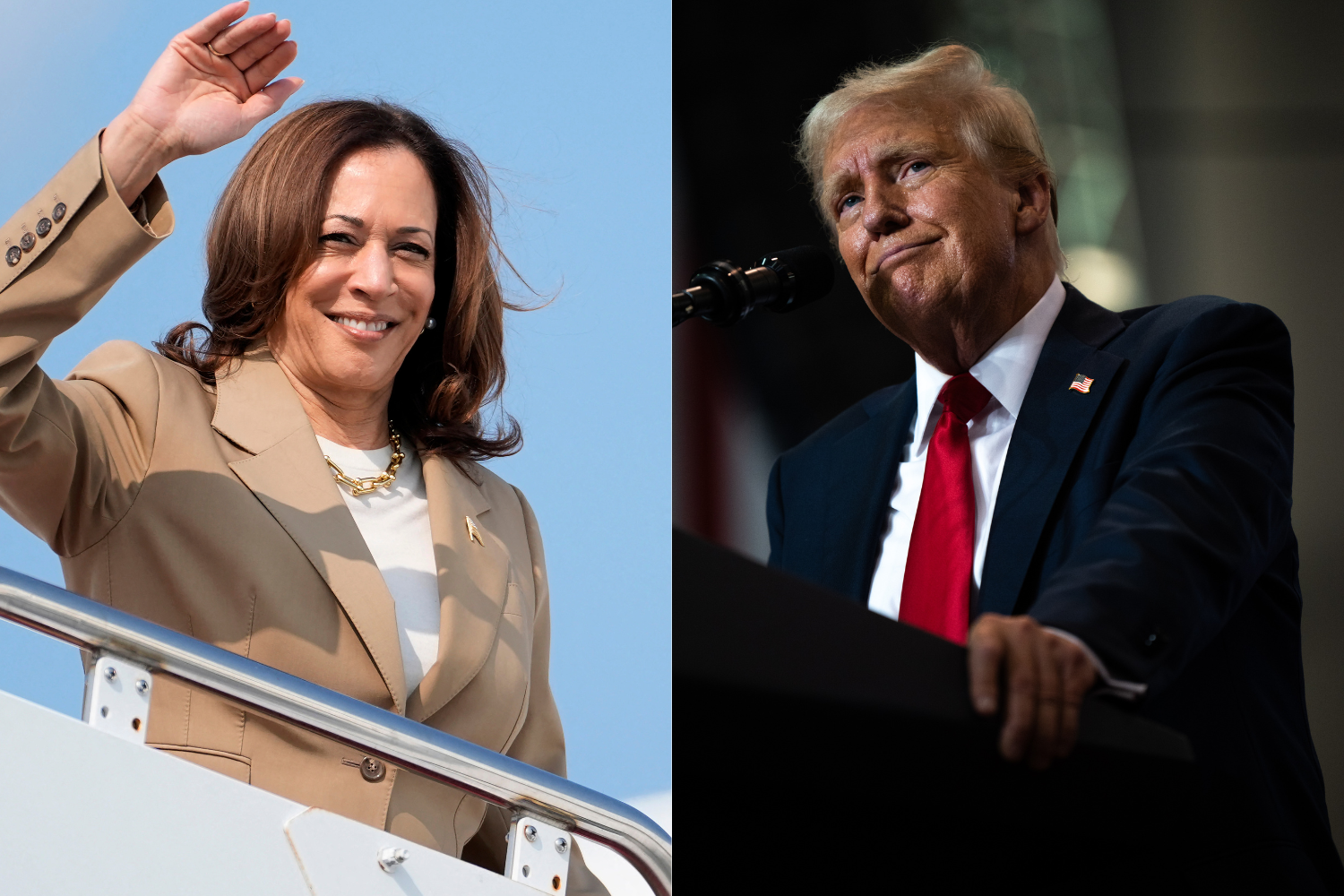 Kamala Harris responde a las preguntas de Trump sobre su condición de negra
