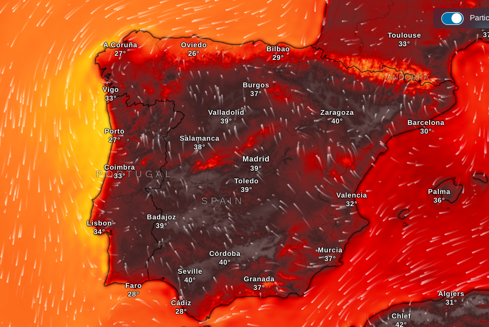 Alerta meteorológica roja en España: los expertos alertan del grave riesgo para la vida por el calor extremo en estas zonas