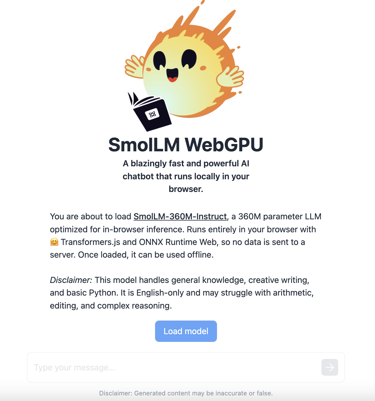 SmolLM WebGPU: IA con tecnología integrada en el navegador que ofrece alto rendimiento, privacidad mejorada y una visión del futuro de la informática segura con IA