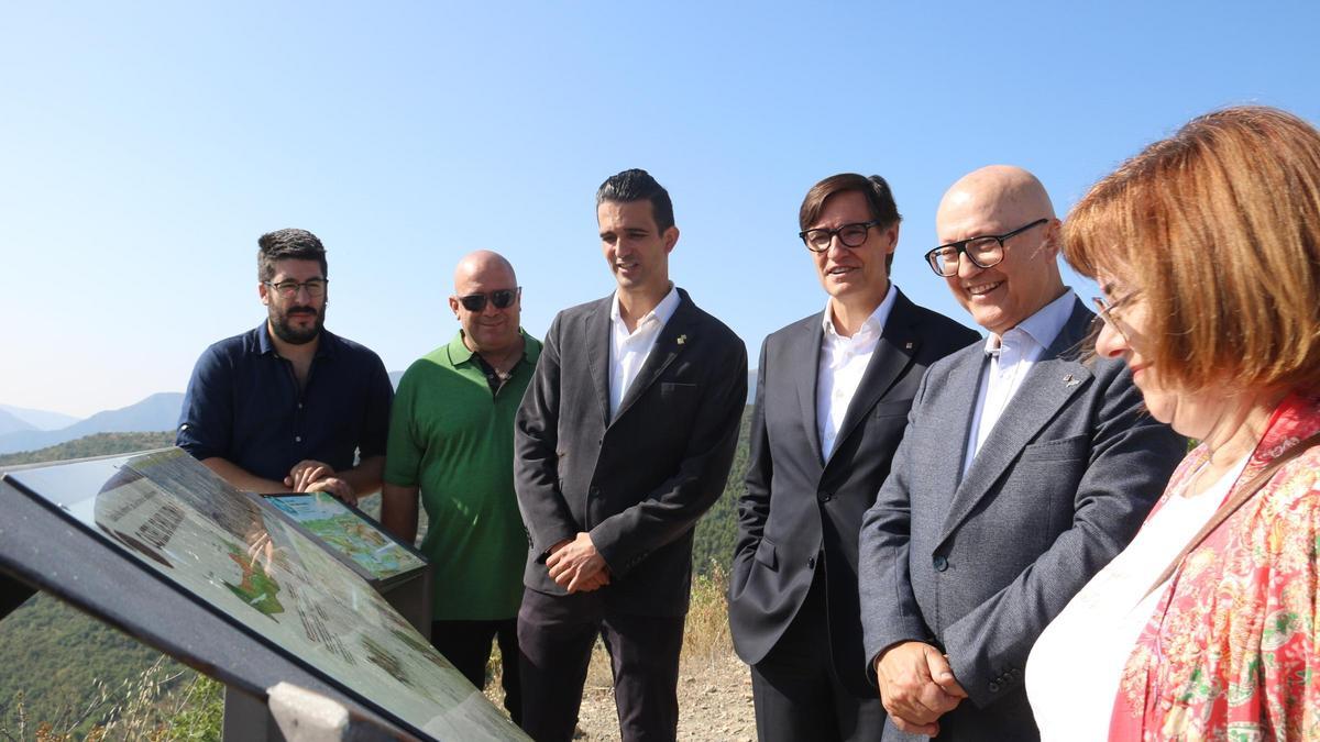 Illa celebra su primera visita institucional en el municipio leridano de Castell de Mur