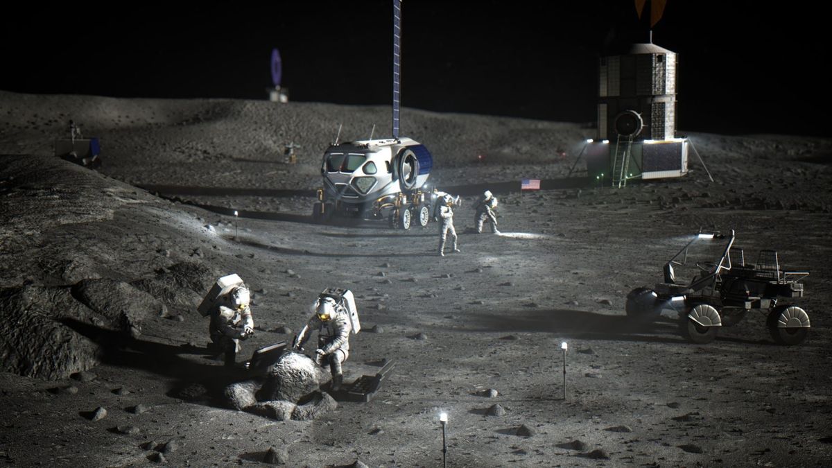La novela de Lockheed Martin ofrece una visión de la vida en la Luna en 2044