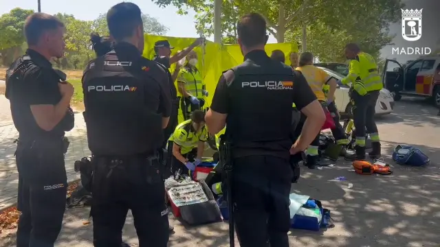 Un hombre de 44 años se desploma y muere por golpe de calor en Madrid, España, después de que su temperatura corporal se disparara a 42 °C
