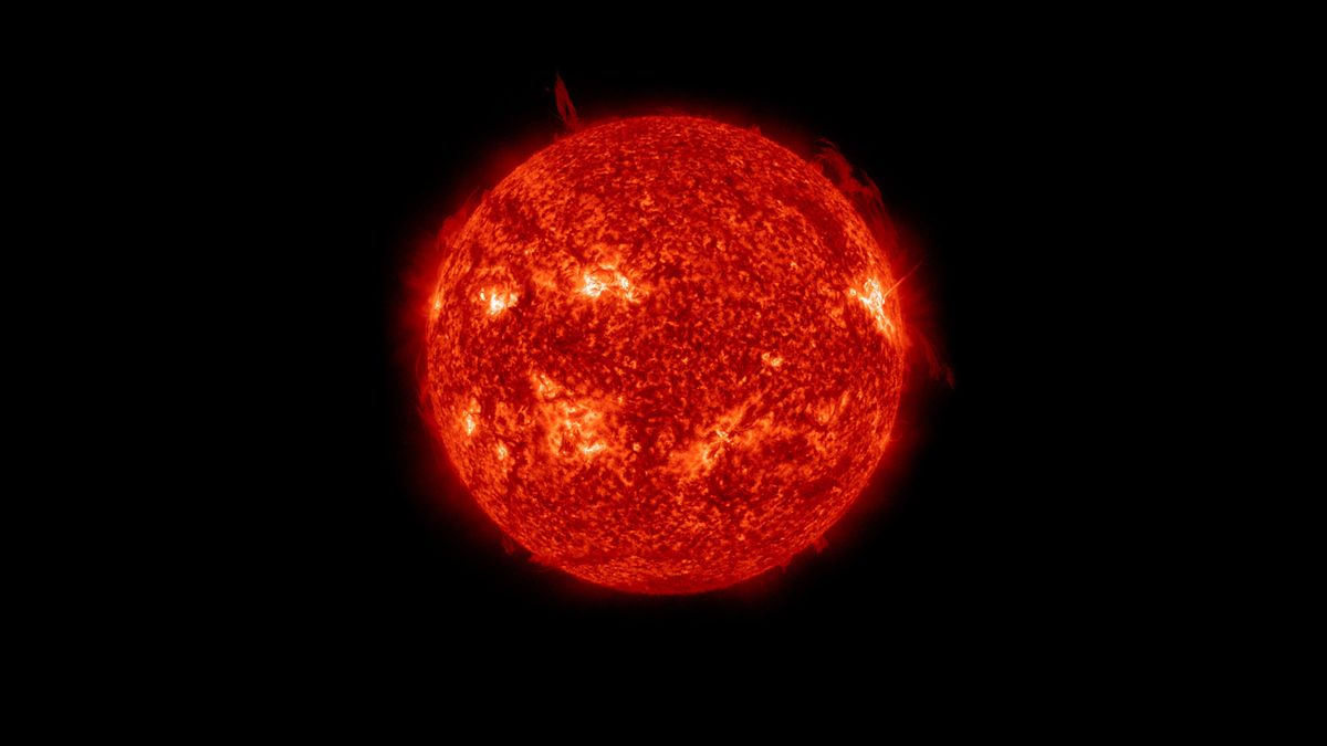 El sol oculta su edad con actividad magnética
