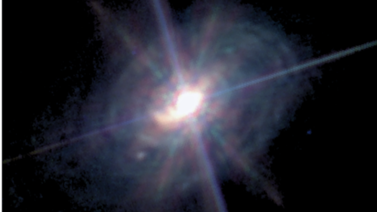 El telescopio espacial James Webb detecta una onda de choque cerca de un agujero negro supermasivo (imagen)