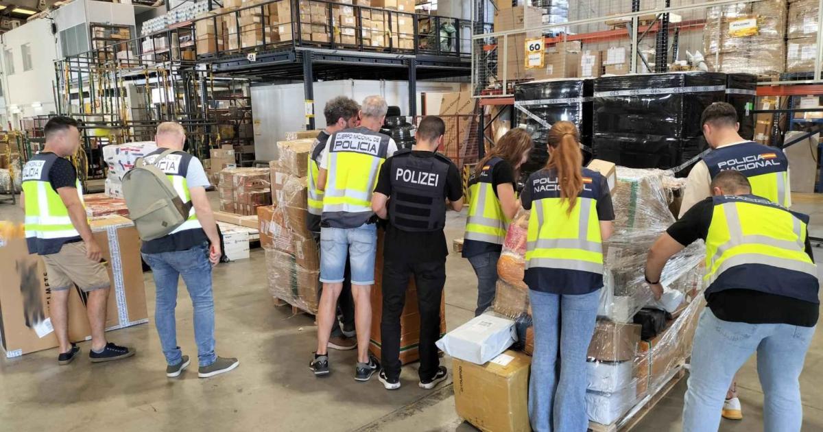 Detenciones de los mayores distribuidores de productos falsificados