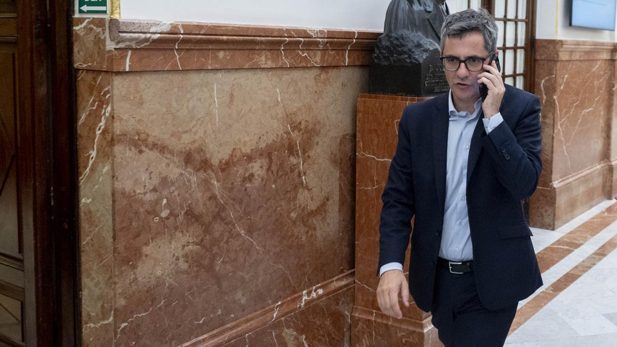 Bolaños se cita con Ortuzar para reconducir la relación con el PNV tras su toque de atención en el Congreso