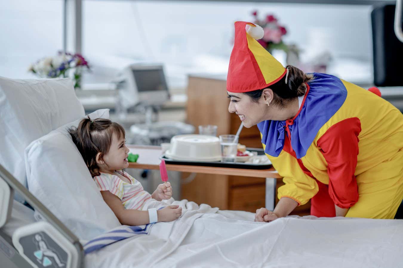 Las visitas de payasos podrían acortar el tiempo que los niños pasan en el hospital