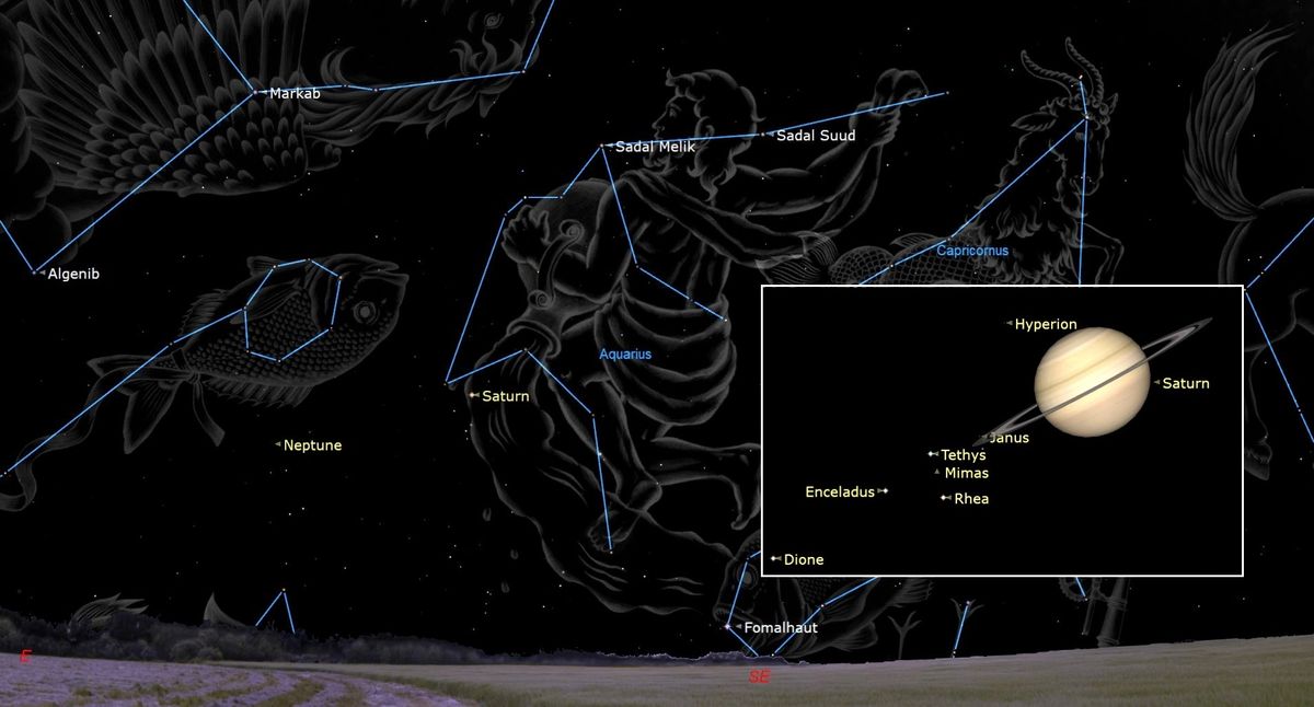 Vea Saturno en su máximo esplendor esta noche antes de que sus anillos ‘desaparezcan’ en 2025