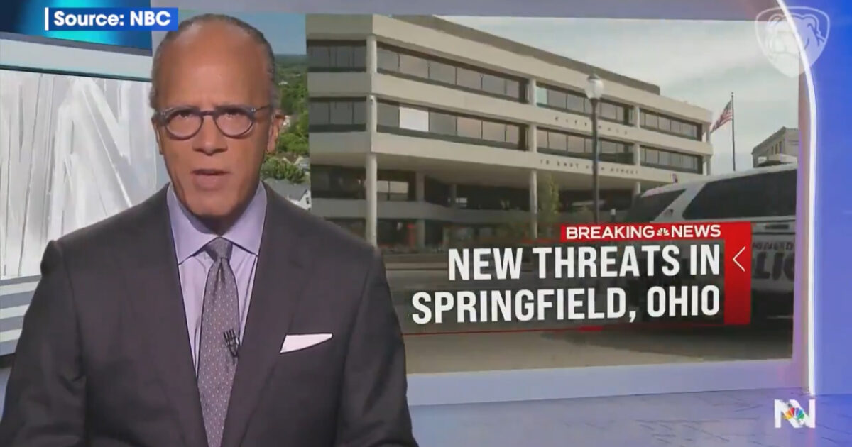 Lester Holt de NBC culpa del intento de asesinato de Trump a “afirmaciones infundadas sobre inmigrantes haitianos” que se están comiendo las mascotas de la gente (VIDEO) | The Gateway Pundit