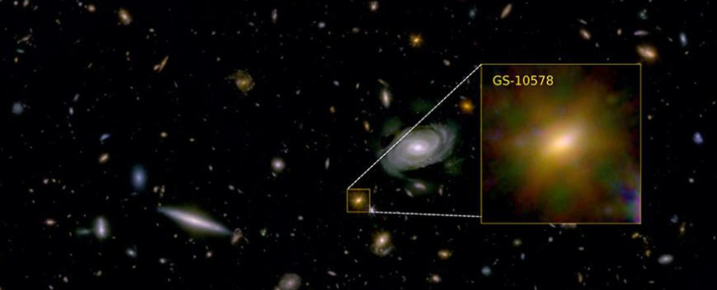 JWST confirma que una galaxia distante fue destruida por un agujero negro: ScienceAlert