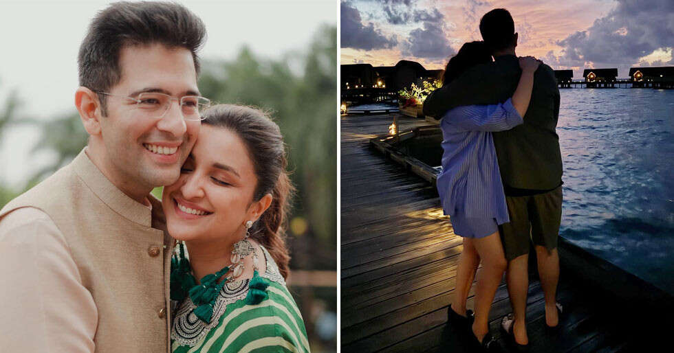 Celebración tranquila del aniversario de Parineeti Chopra y Raghav Chadha