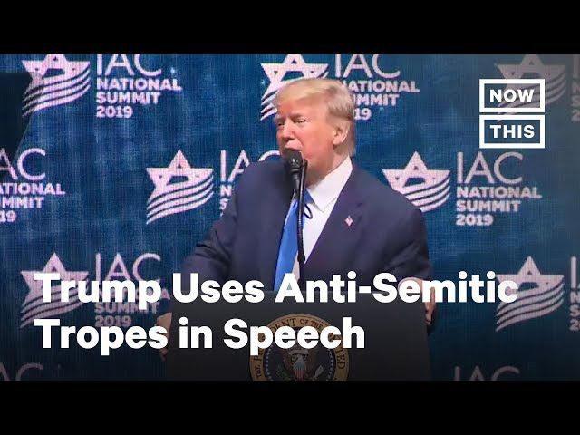 Trump dice: “Si pierdo, la culpa la tendrán los judíos”. Los judíos representan el 2,4% de la población.