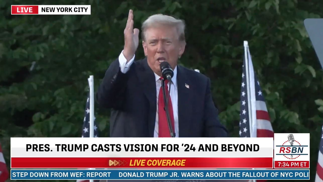 MIRA EN VIVO: El presidente Trump pronuncia un discurso en un mitin en Uniondale, Nueva York, a las 7 p. m. tras un incidente de seguridad confirmado | The Gateway Pundit