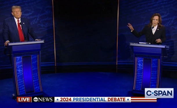 ¿QUÉ? Durante el debate, Kamala Harris afirma que no irá a por las armas de la gente porque es propietaria de armas (VÍDEO) | The Gateway Pundit