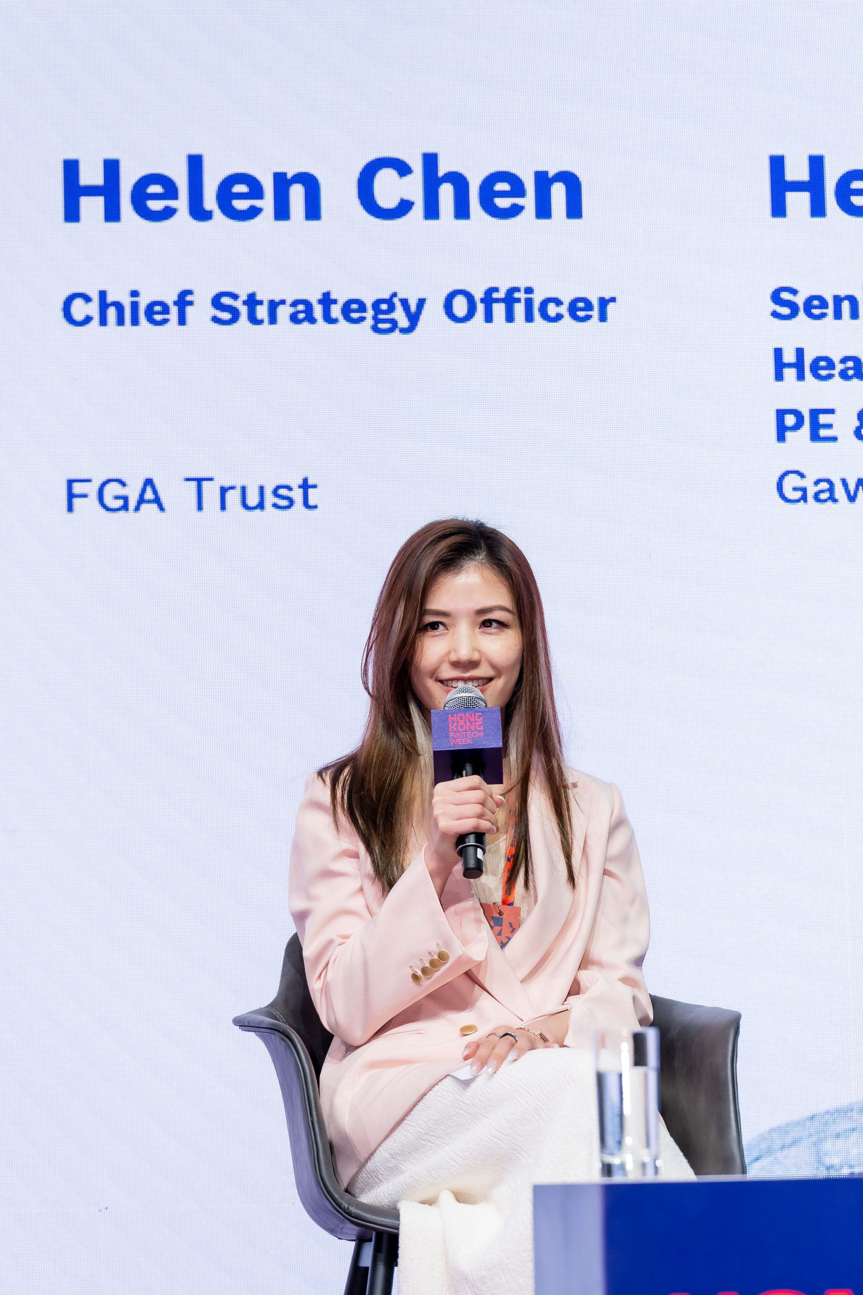 Helen Chen, CSO de FGA Trust, destaca las soluciones de gestión patrimonial digital en la Fintech Week 2024