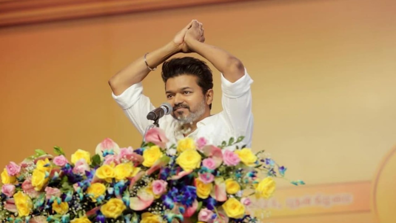 ‘Esta no es una reunión para las redes sociales’: el discurso de Thalapathy Vijay para TVK Maanadu se vuelve viral