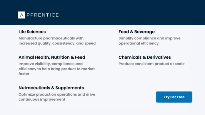 Apprentice.io celebra el Día Nacional de la Fabricación anunciando la expansión de la industria tras el exitoso lanzamiento de la prueba gratuita