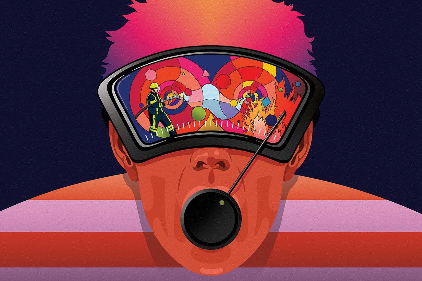 Cómo los psicodélicos y la realidad virtual podrían revelar cómo nos sumergimos en la realidad