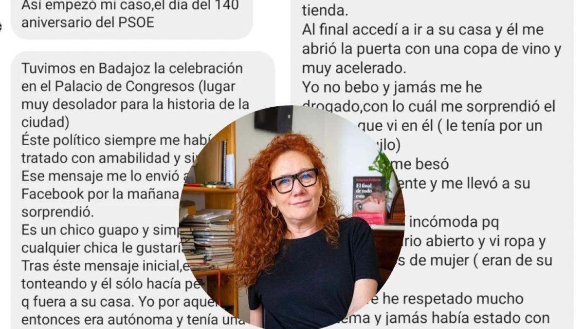 CASO IÑIGO ERREJÓN | La periodista Cristina Fallarás publica el caso de un acto de violencia sexual de un político de Badajoz