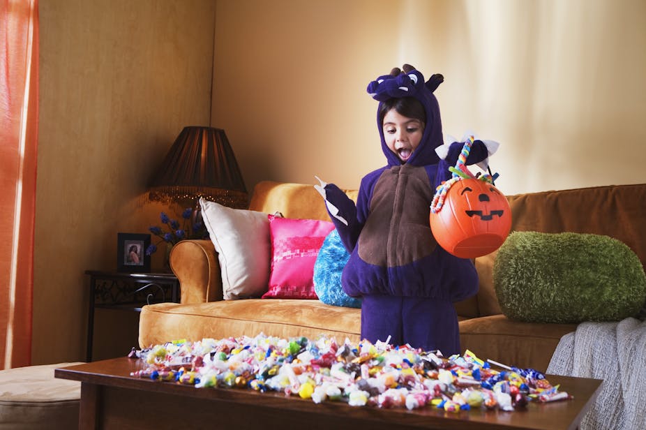 Los atracones de dulces de Halloween pueden sobrecargar el microbioma intestinal