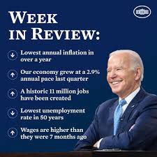 Las cifras económicas de Joe Biden demuestran su competencia y asustan a Trump.