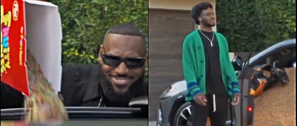 LeBron James burla a su nuevo novato Bronny en un divertido anuncio de Nike
