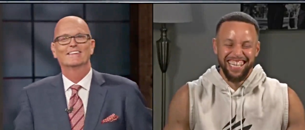 Steph Curry lo perdió después de que Scott Van Pelt lo trolleara por ser fanático de los Panthers