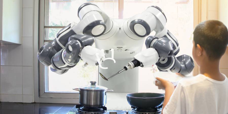 ¿Comerías una comida cocinada por un robot?