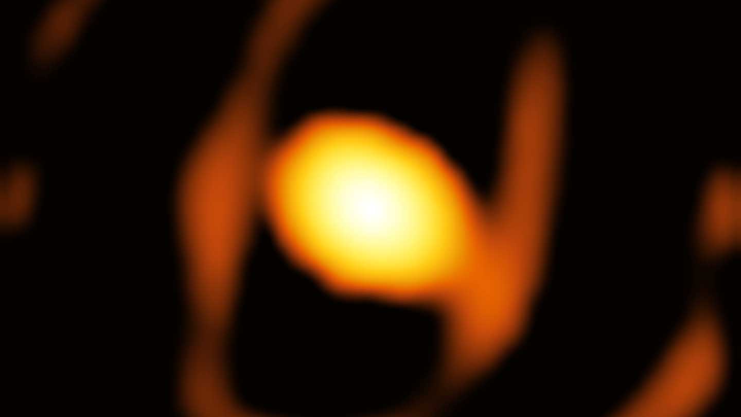 Esta es la primera imagen en primer plano de una estrella más allá de nuestra galaxia