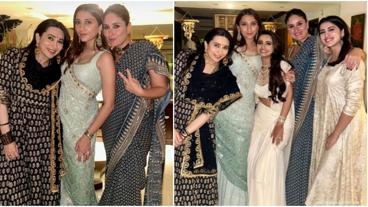 Kareena Kapoor, Karisma Kapoor, Navya Nanda y más matan en FOTOS INTERIORES de la ceremonia de roka de Aadar Jain-Alekha Advani
