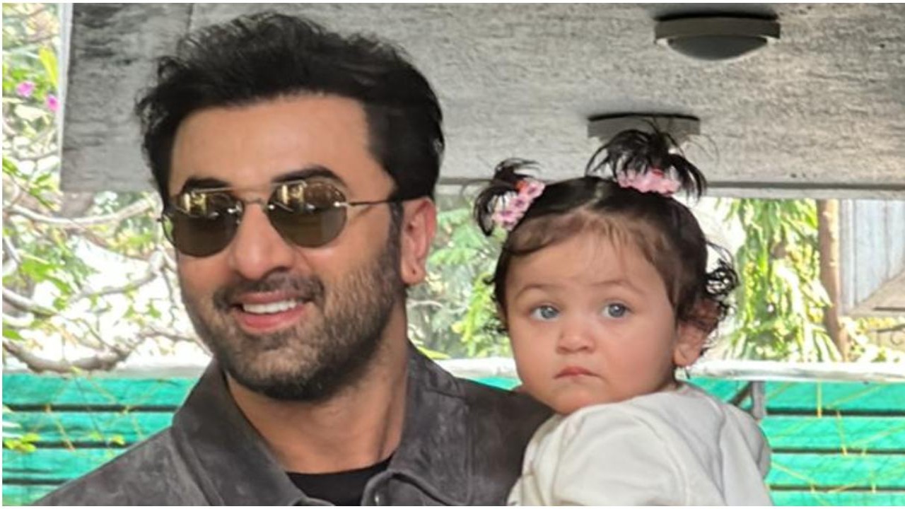 Raha, la hija de Ranbir Kapoor, en traje de baño rosa, parece una mini muñeca disfrutando del tiempo con su papá; comprobar foto no vista
